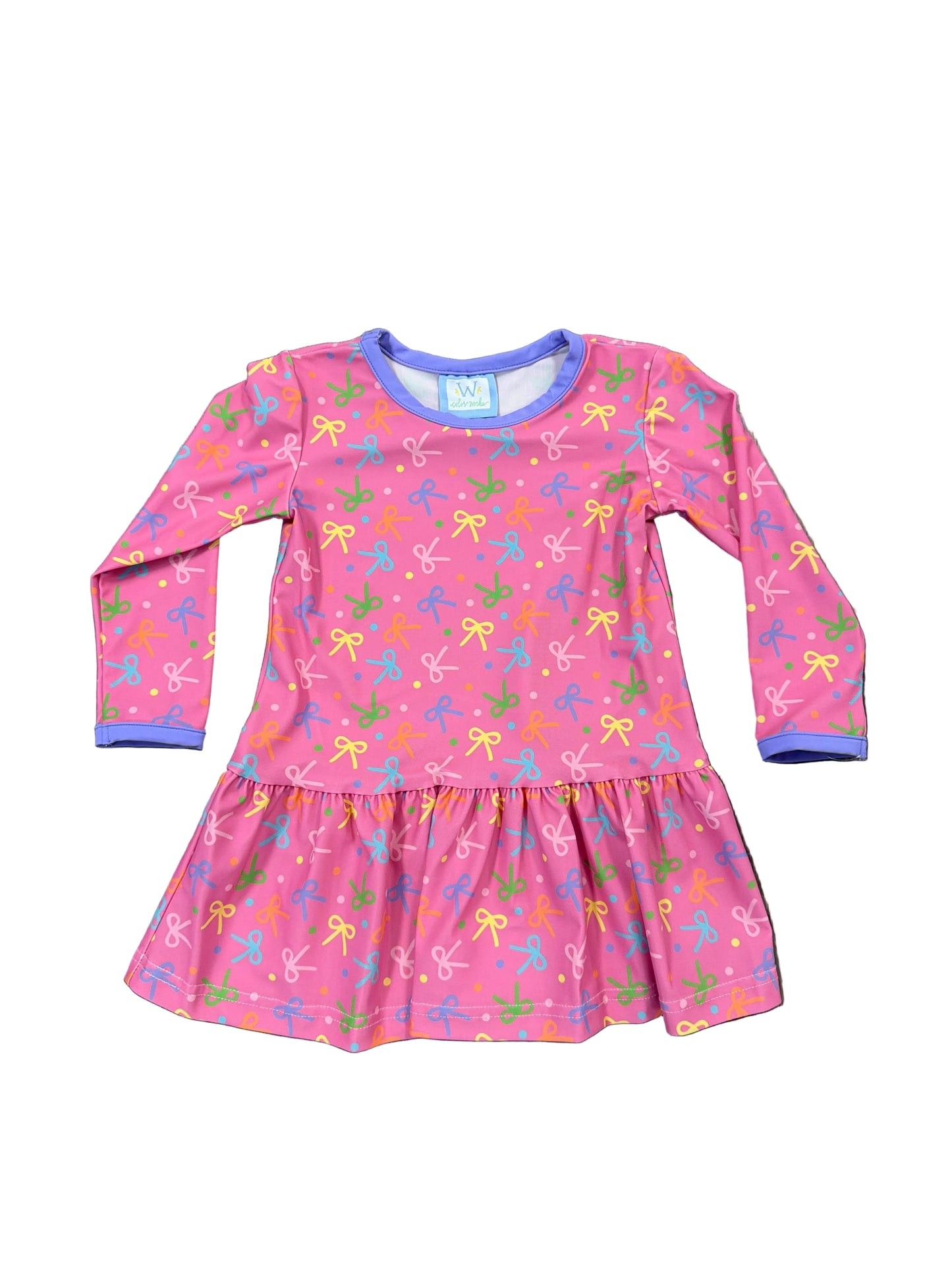 Bow Print Dress