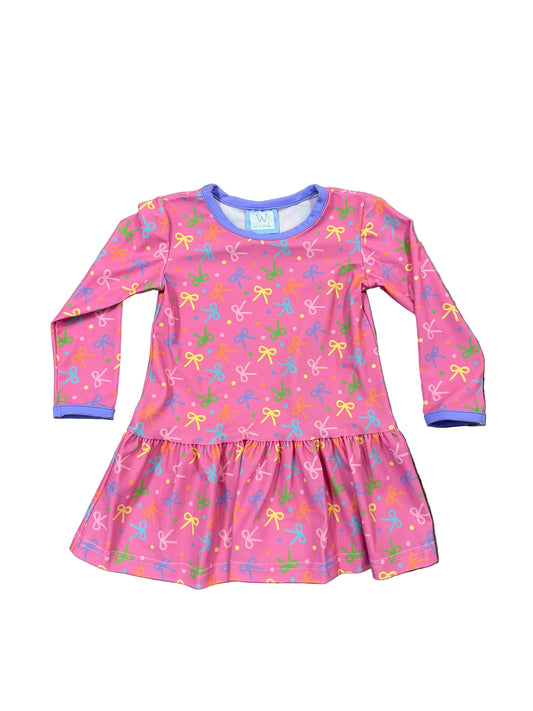 Bow Print Dress