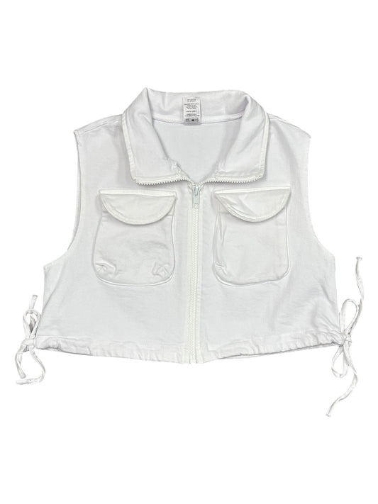 White Denim Vest