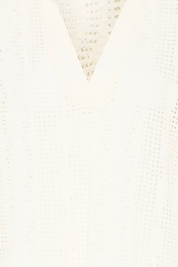 Knit V Neck Top