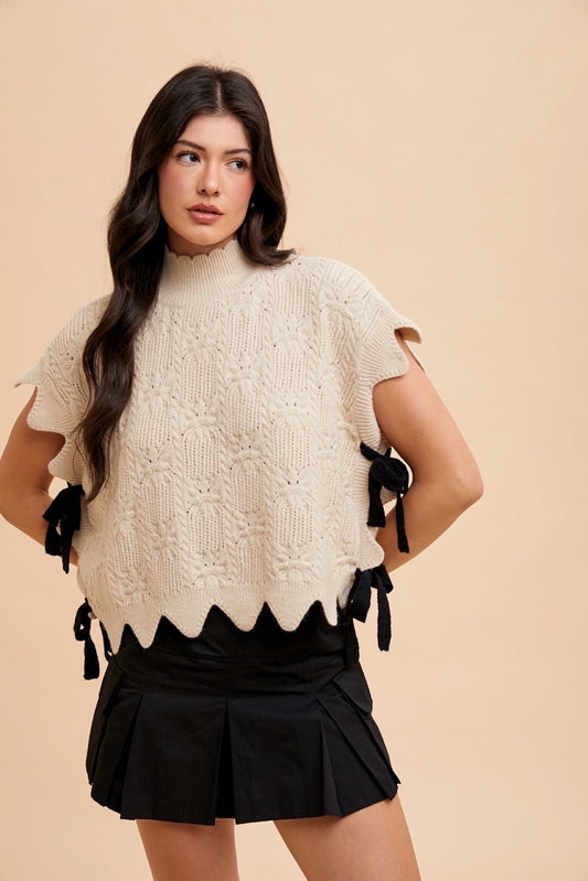 Annie Tie Sweater Vest