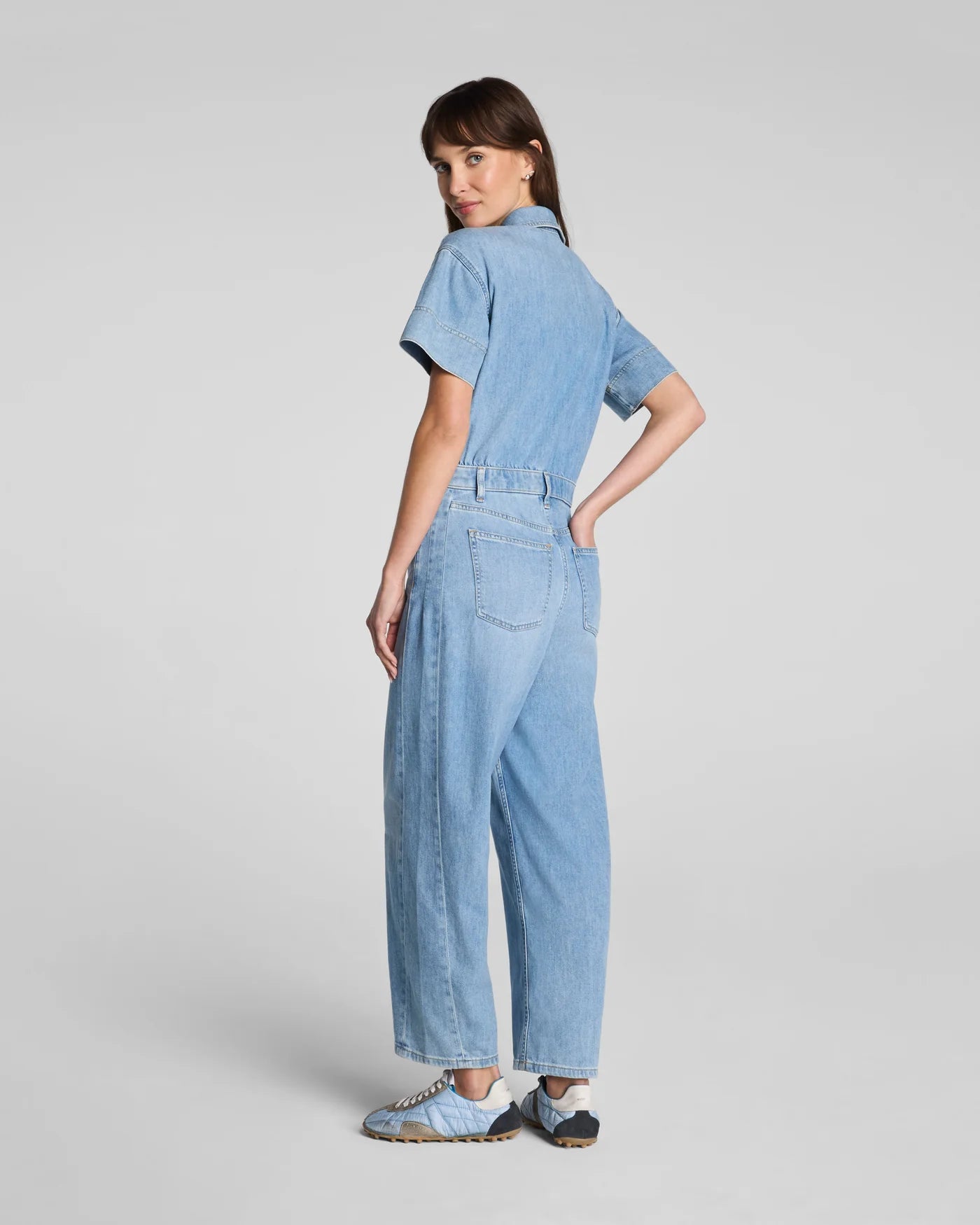 SPANXsupersmooth® Denim Barrel Leg Jumpsuit
