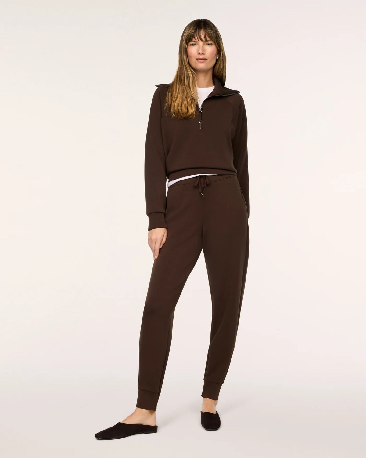 SPANX AirEssentials® Half Zip - Umber Root
