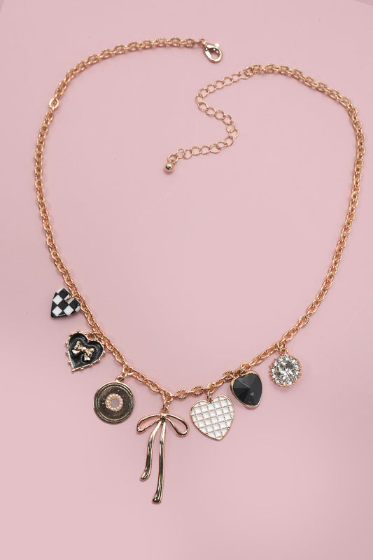 Bow Charm Necklace