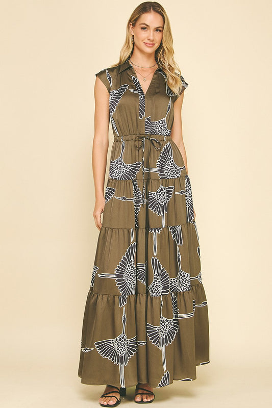 Crane Maxi Dress