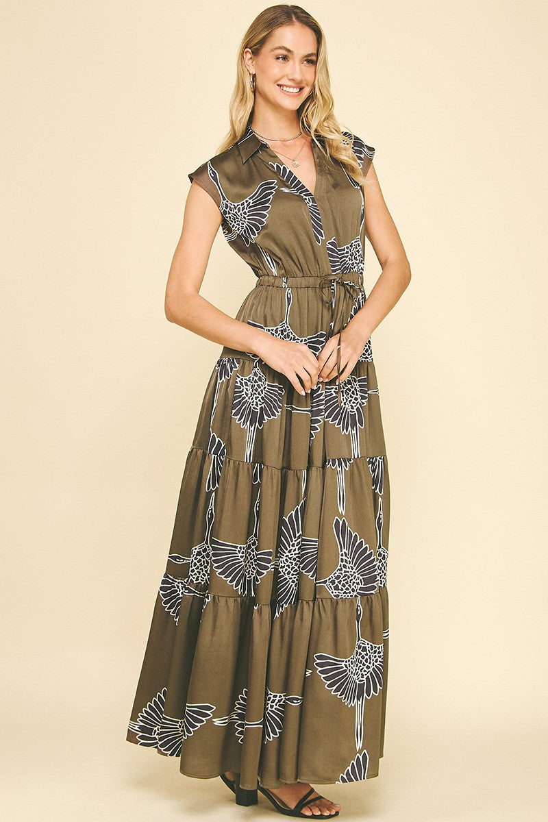 Crane Maxi Dress