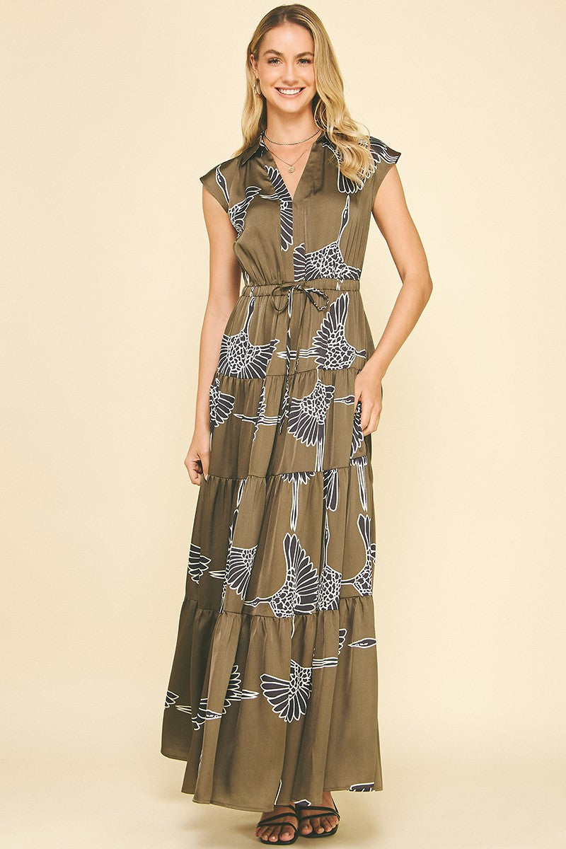 Crane Maxi Dress