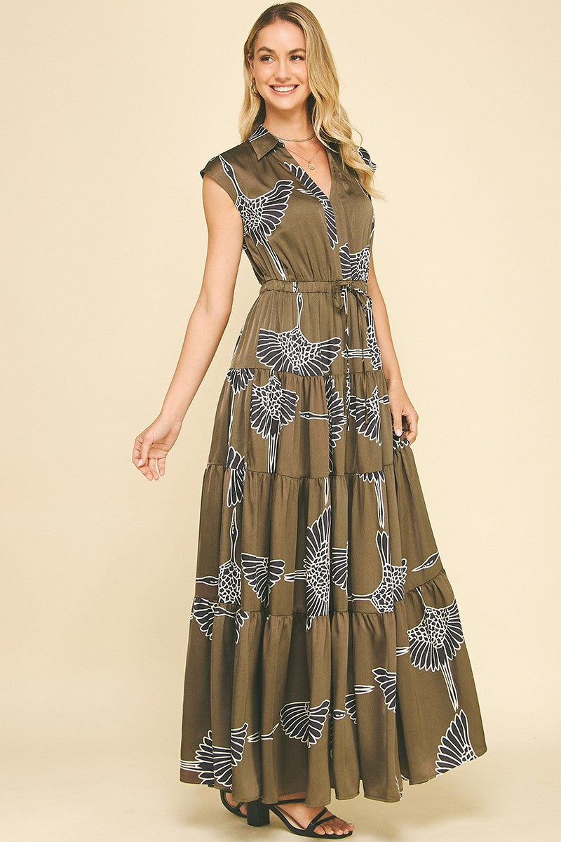 Crane Maxi Dress