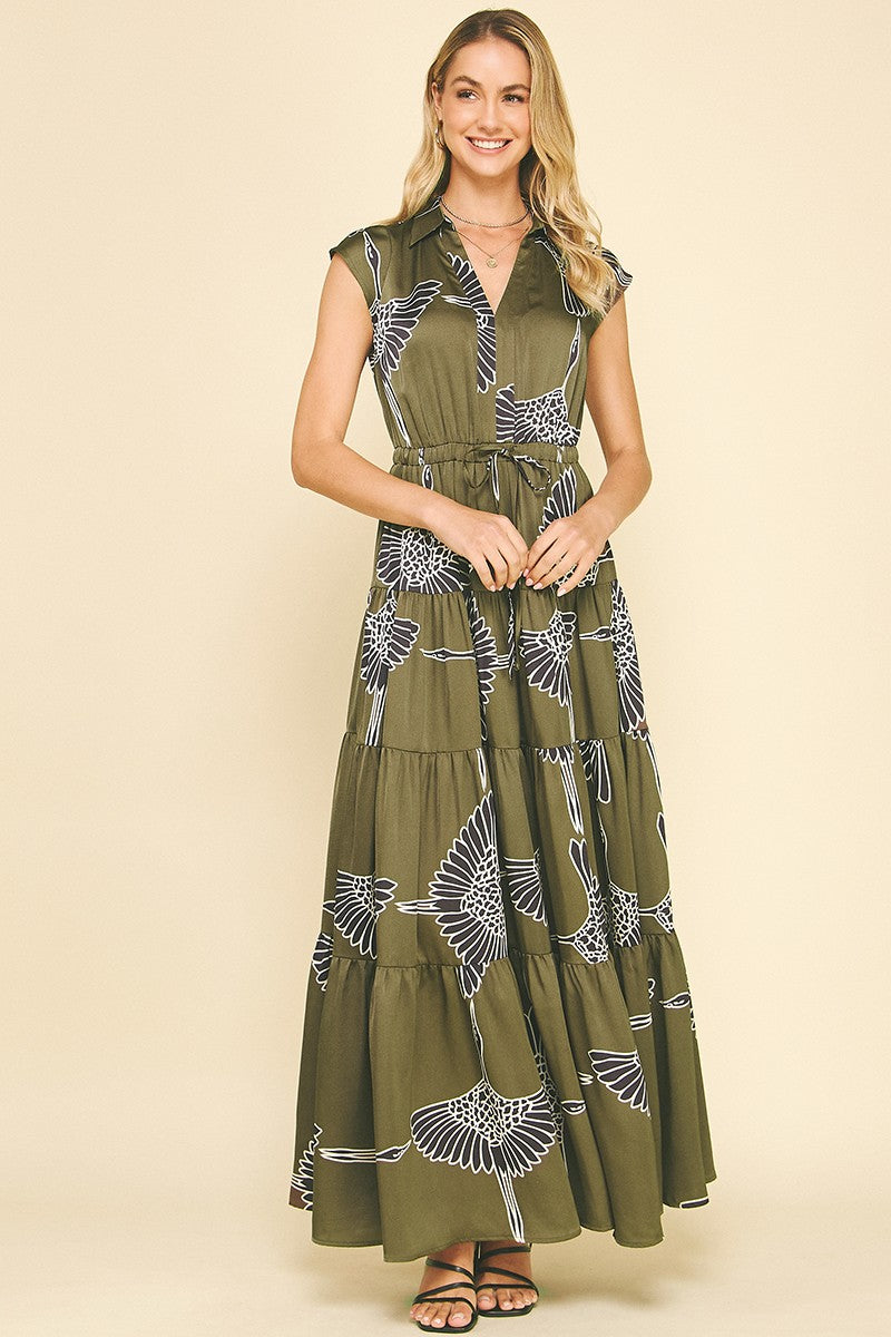 Crane Maxi Dress