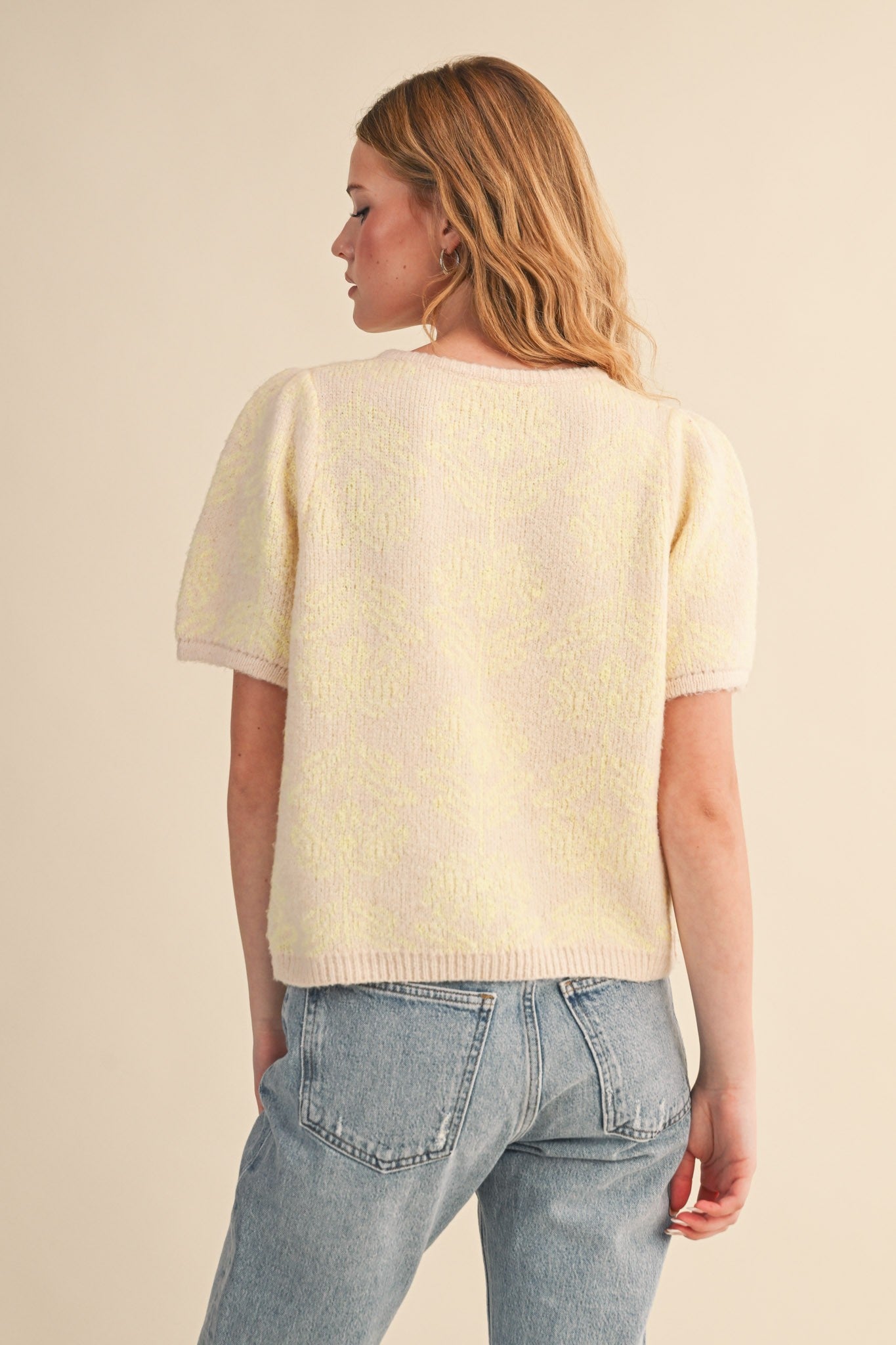 Daphne Button Up Sweater Top