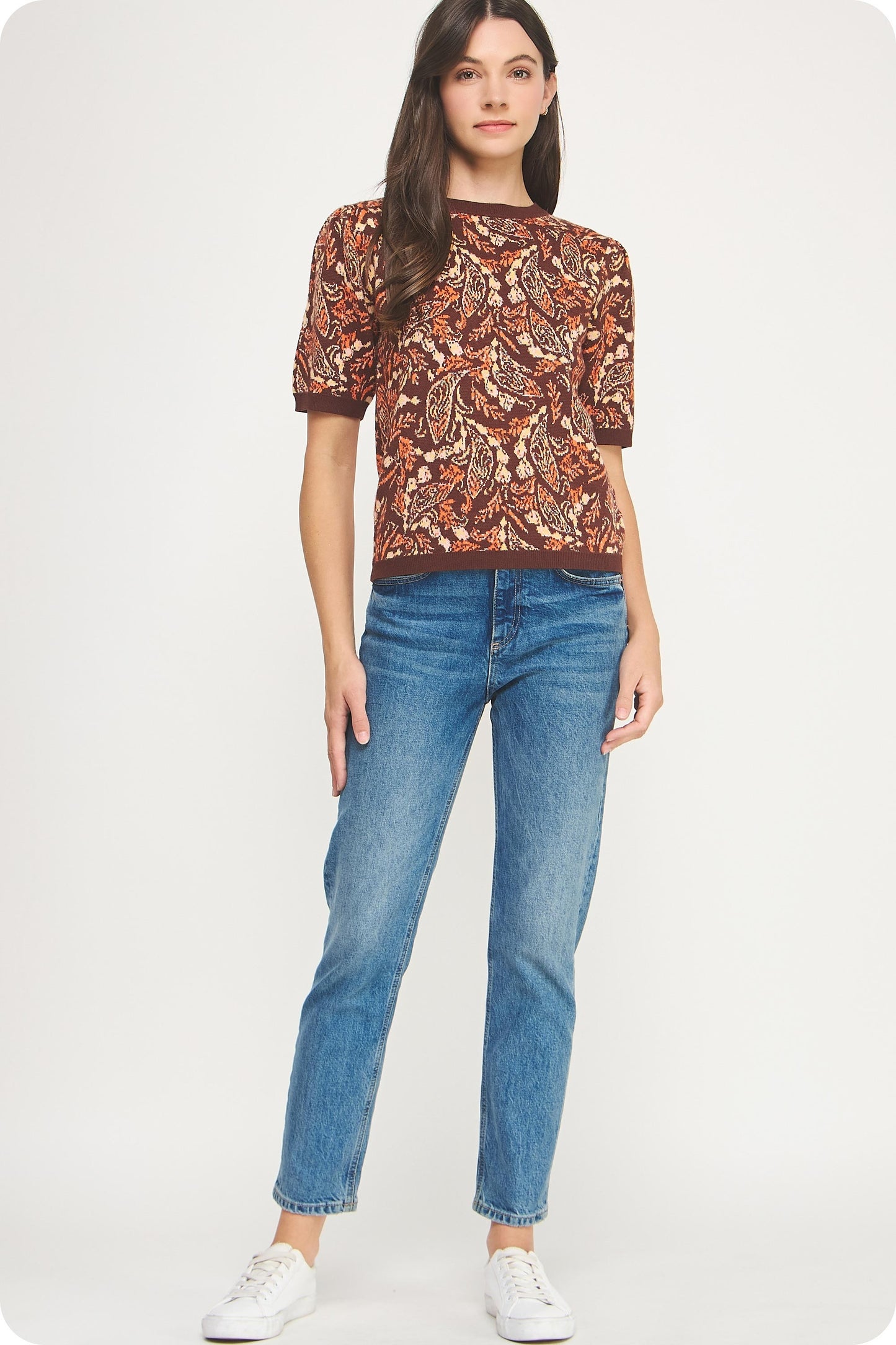 Paisley Sweater Top