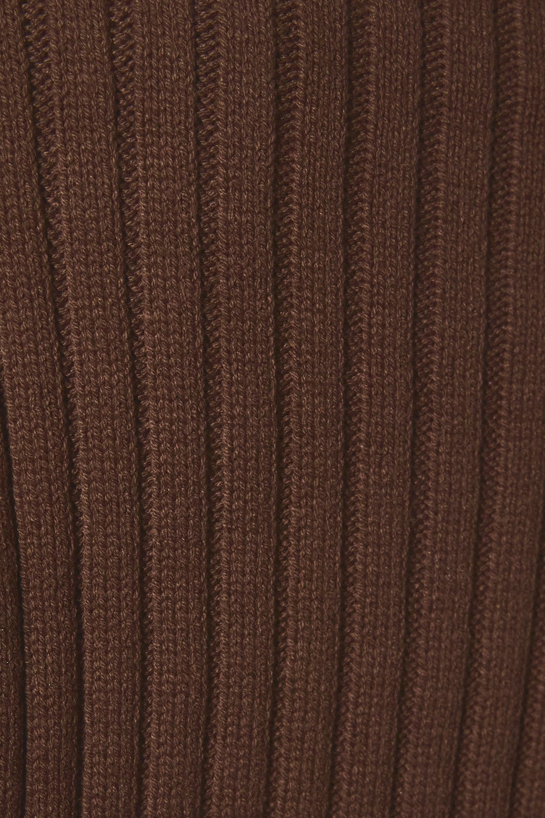 Brown Ribbed Cap Sleeve Top