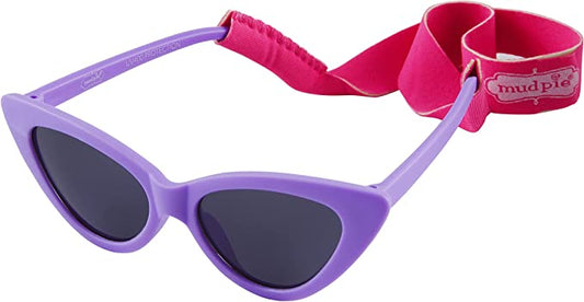 Cateye Sunglasses Plain Purple