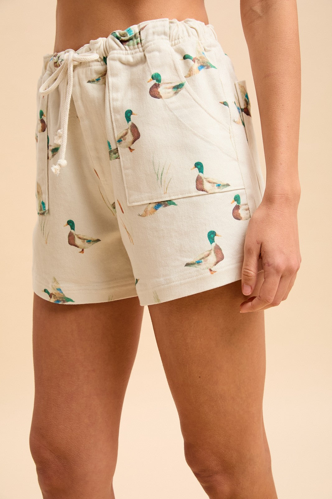 Drawstring Duck Shorts