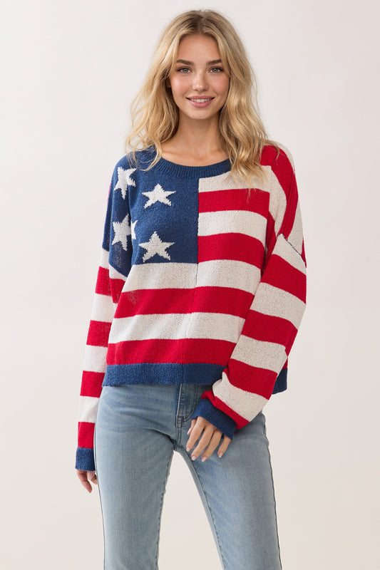 Flag Knit Sweater