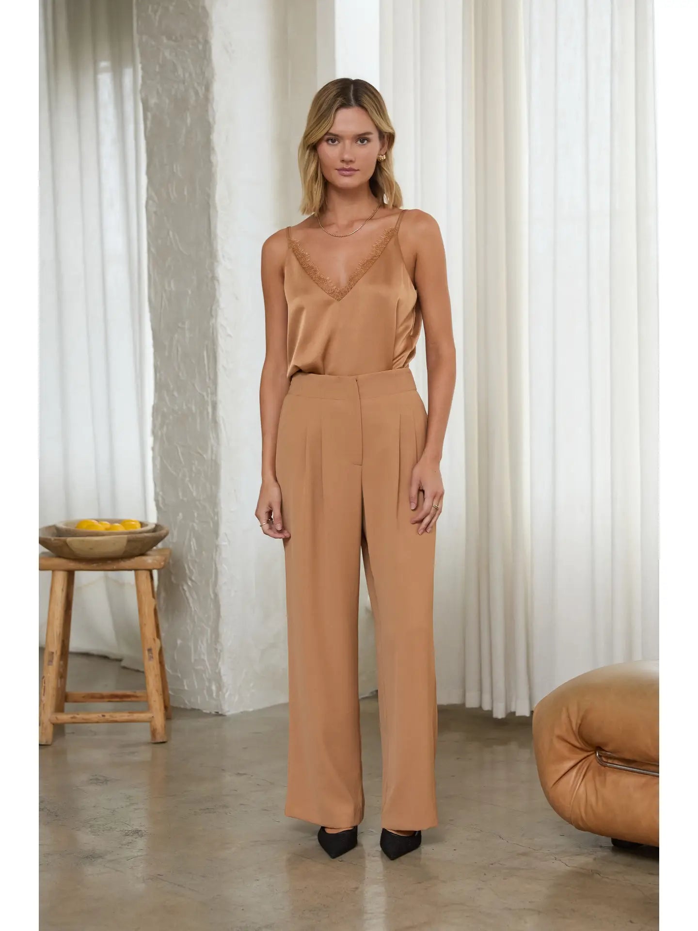 Two-Way Sleeveless Camisole - Desert