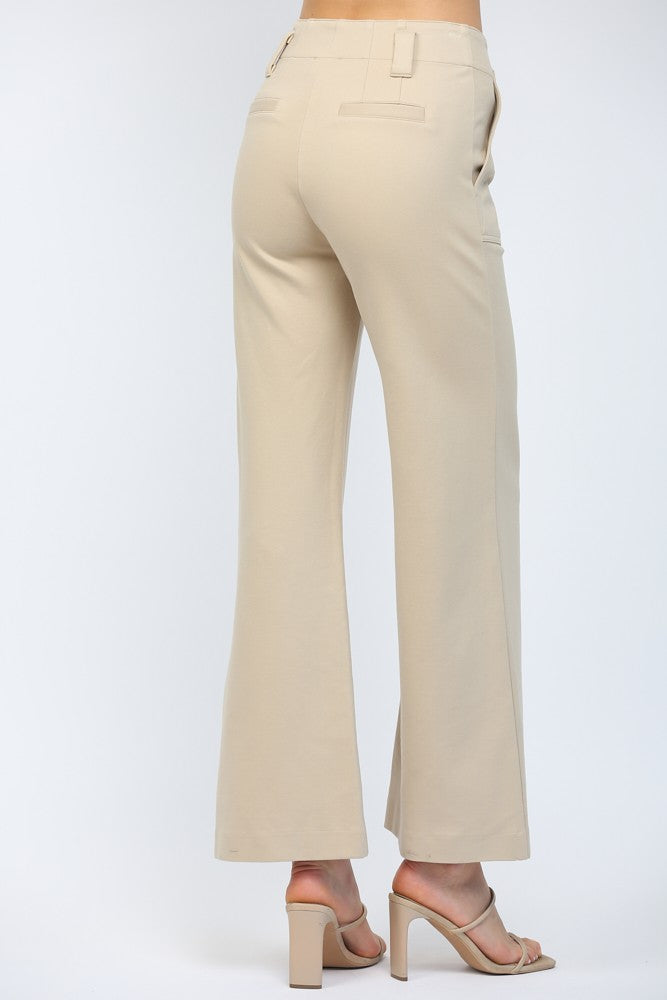 High Waisted Wide Leg Pant