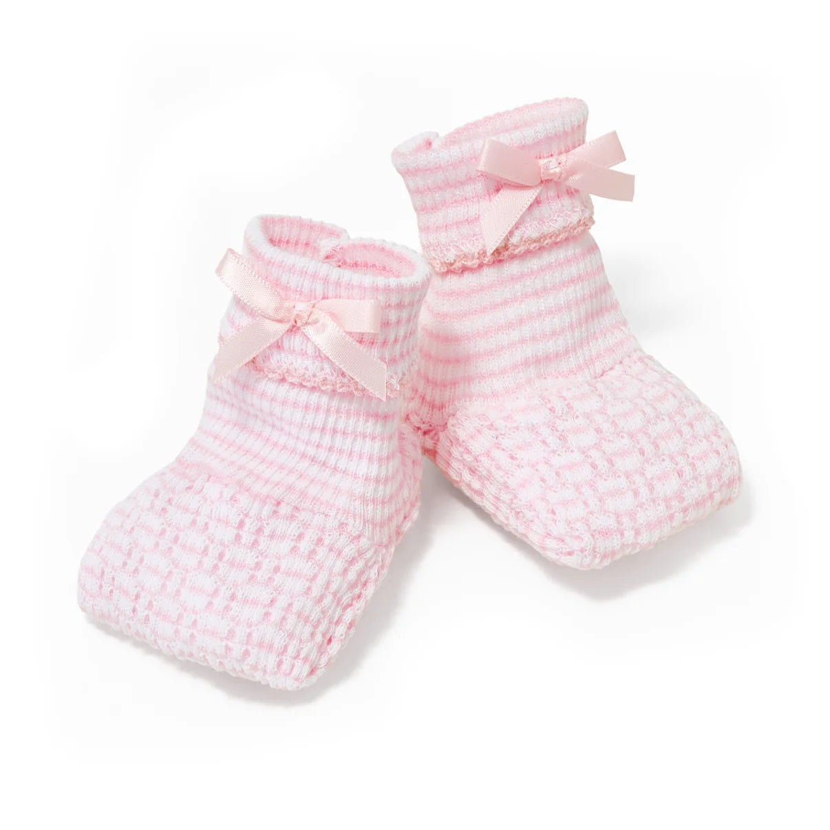 Color Knit Booties