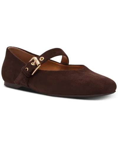 Mulaney Mary Jane Buckle Flat - Brown