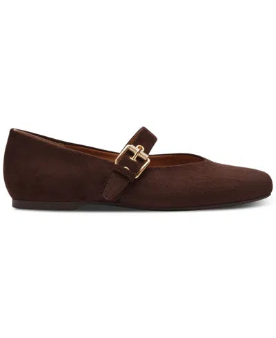Mulaney Mary Jane Buckle Flat - Brown