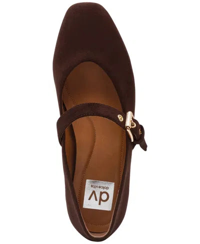 Mulaney Mary Jane Buckle Flat - Brown