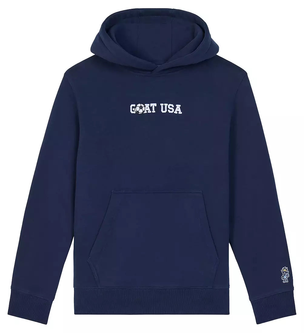 Soccer Sport Hooded Sweatshirt - Navy Blazer