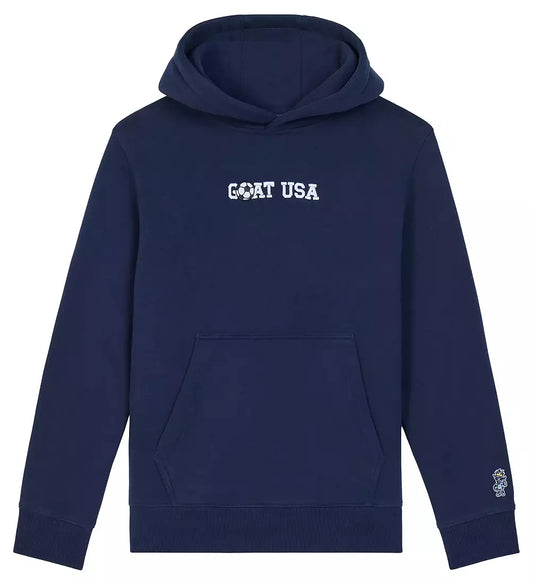 Soccer Sport Hooded Sweatshirt - Navy Blazer