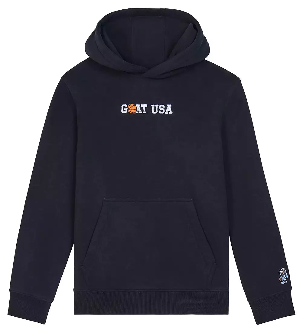 Basketball Sport Hooded Sweatshirt - Black