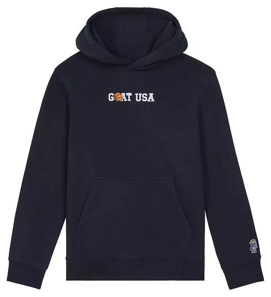 Basketball Sport Hooded Sweatshirt - Black