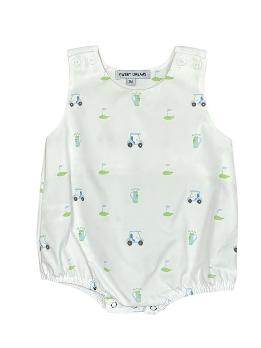 Golf Printed Boy Bubble