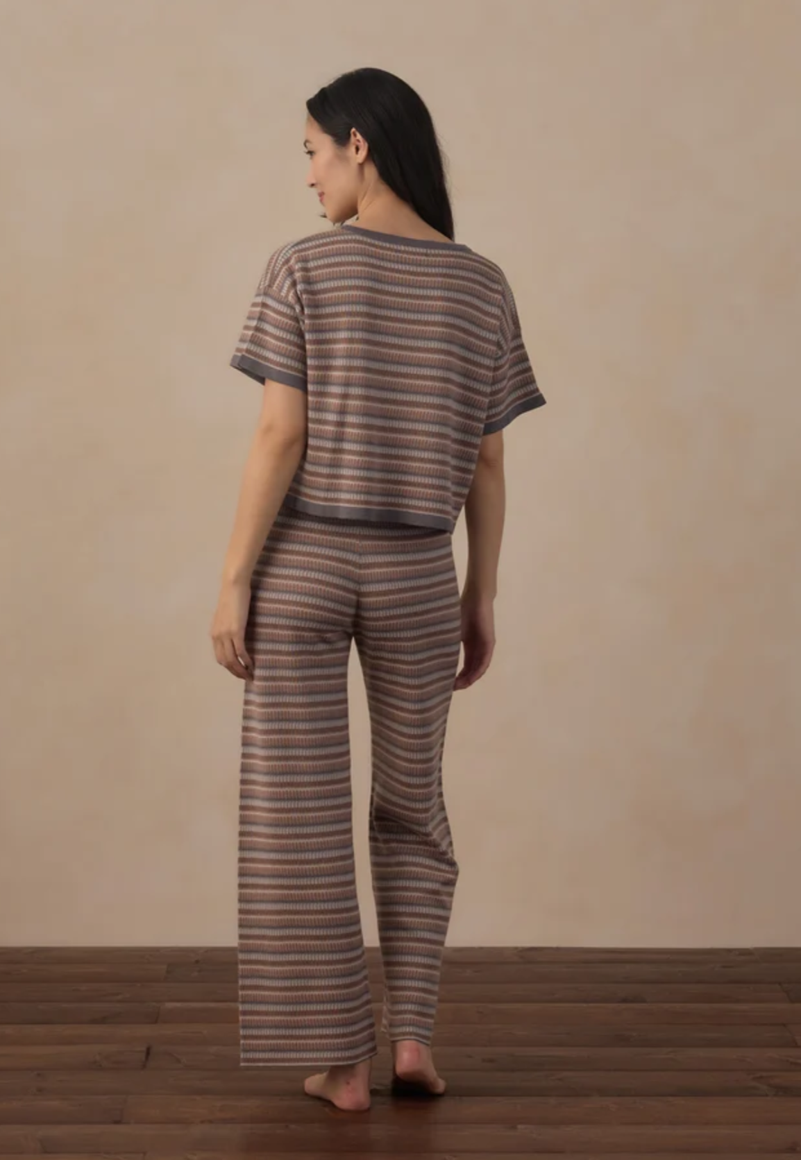 Women’s Boxy Knit Tee & Pant Set