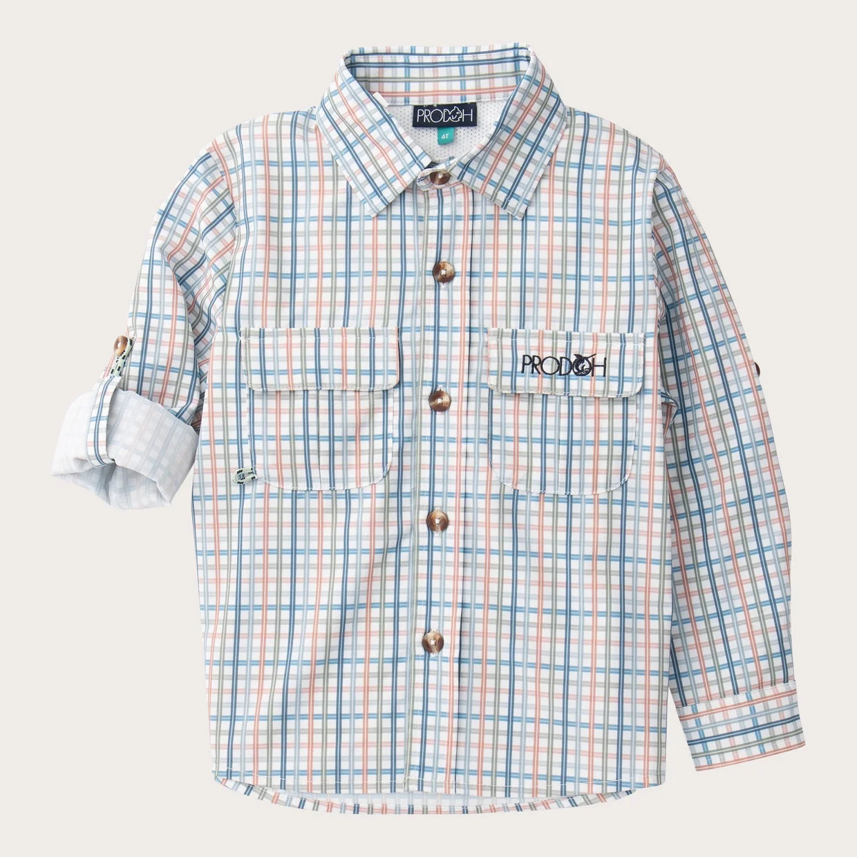 Founders LS Fishing Shirt-Sullivan’s Island Arona Blue Plaid