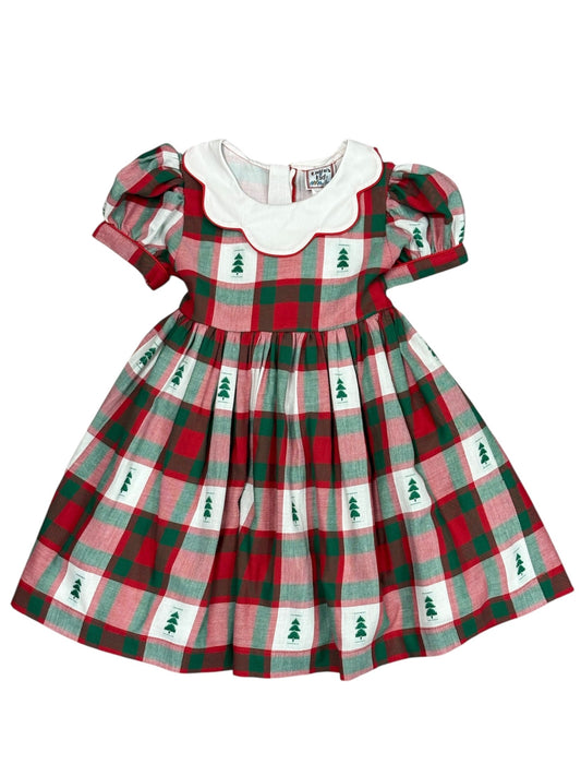 Pine Tree Plaid Dress