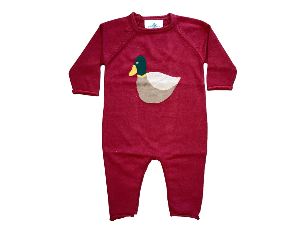 Mineral Red Duck Romper