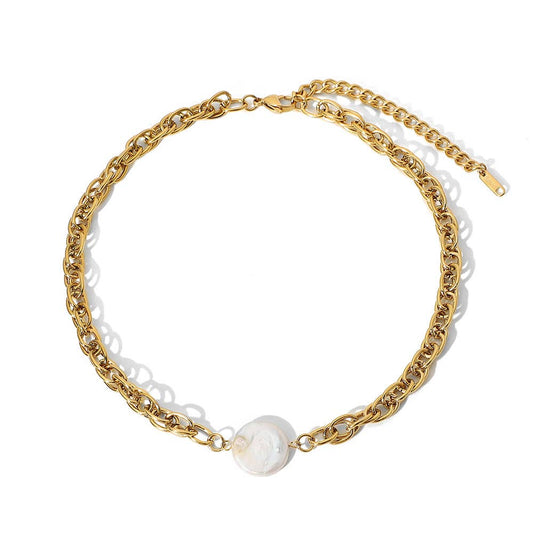 Cove Freshwater Pearl Necklace Water Resistant