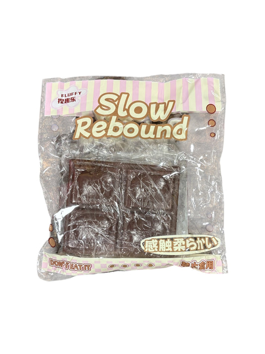 Slow Rebound Fluffy Chocolate Bar Squishy