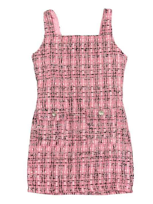 Pink Tweed Dress