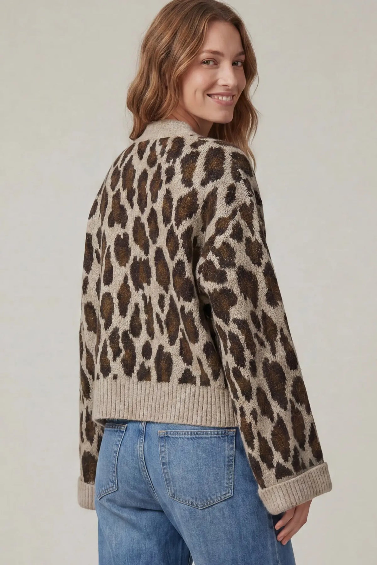 Leopard Print Cardigan