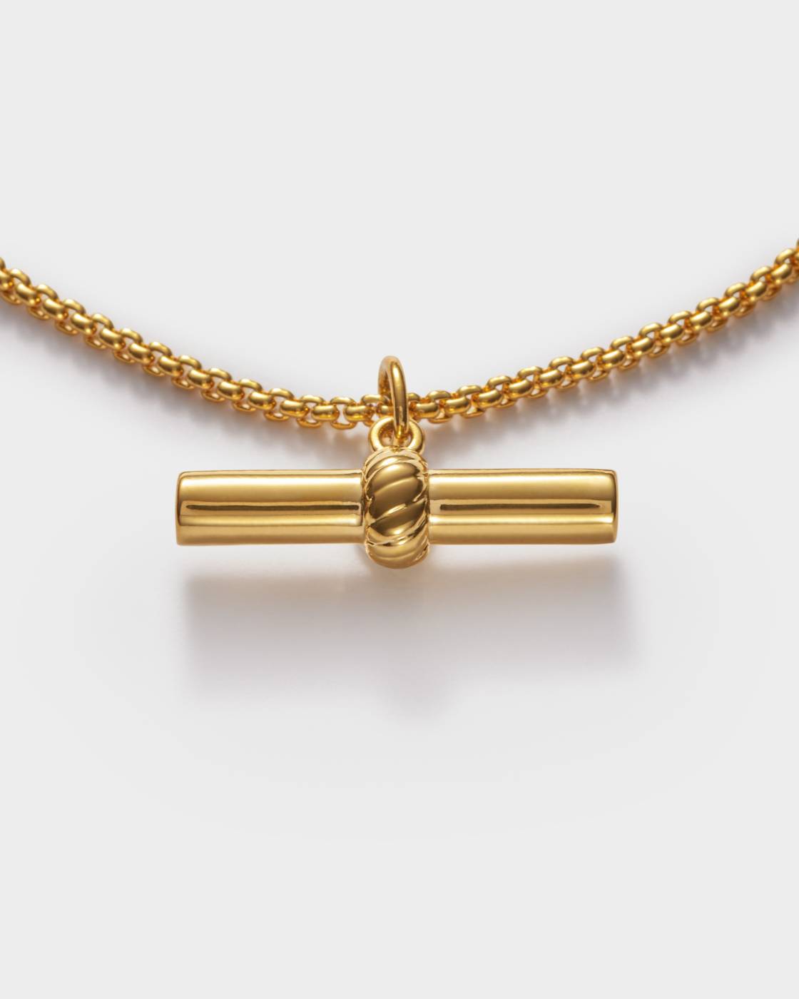 Themis Waterproof Gold T-Bar Bracelet