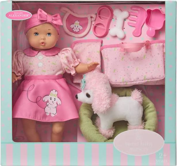 12" Puppy Care Playset