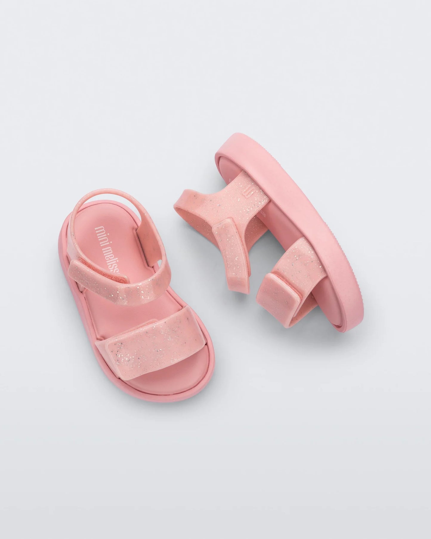 Pink Glitter Jump Sandals