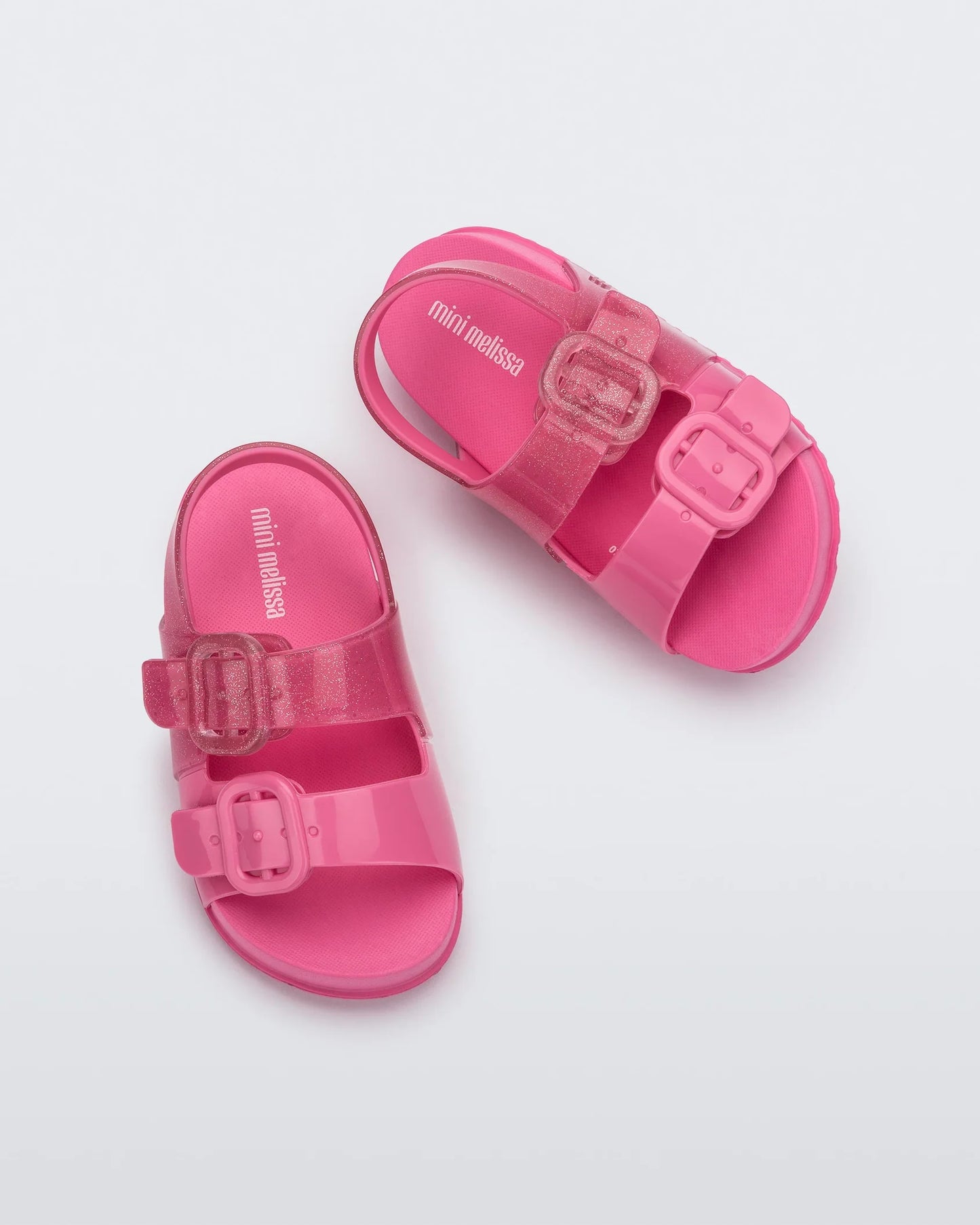 Pink Glitter Cozy Sandals