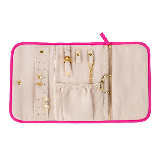 Kate Jewelry Roll In Pink