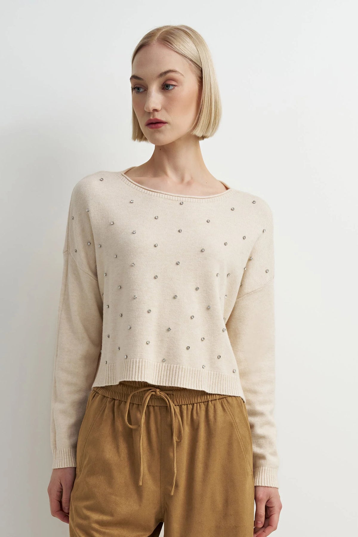 Wilfred Knit Sweater - Cream