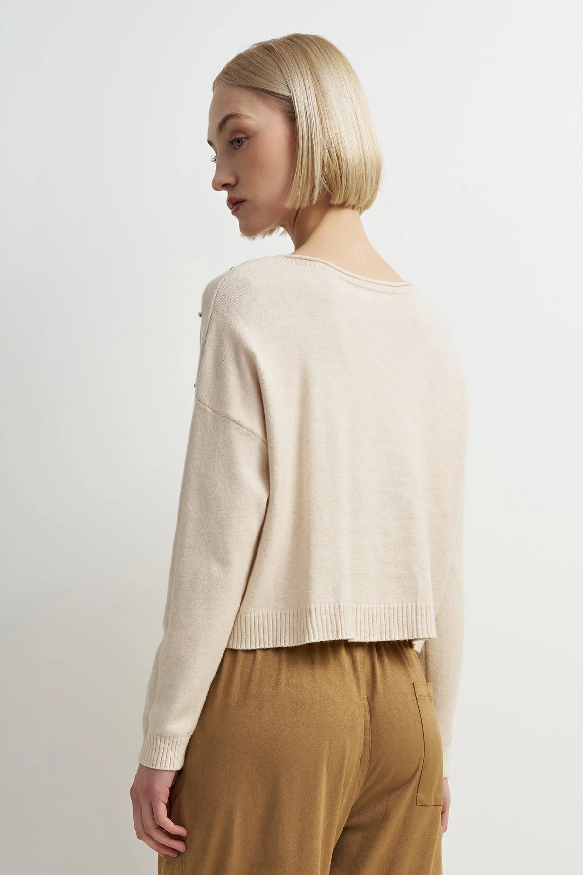 Wilfred Knit Sweater - Cream