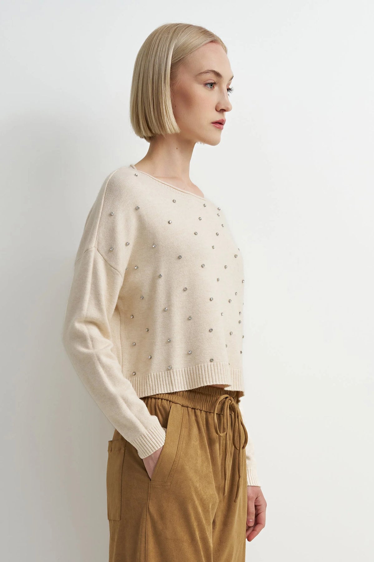 Wilfred Knit Sweater - Cream