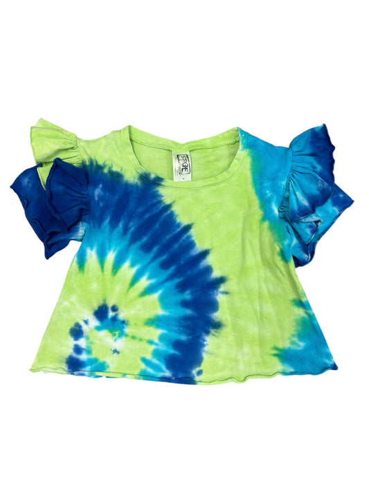 Hipnosis Ruffle Sleeve Top