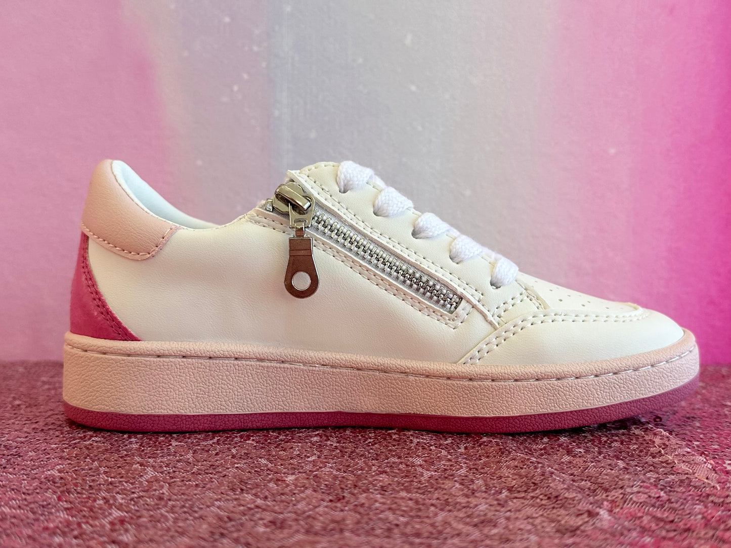 White/Pink/Purple Betty Sneakers