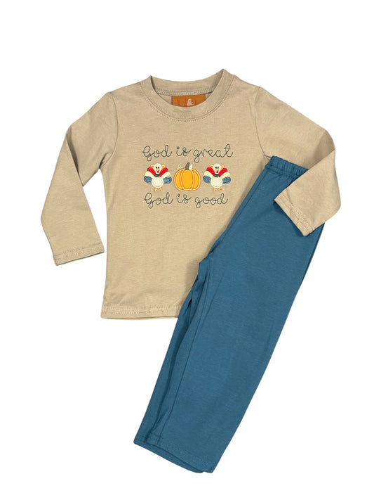 God is Great Boy Pant Set