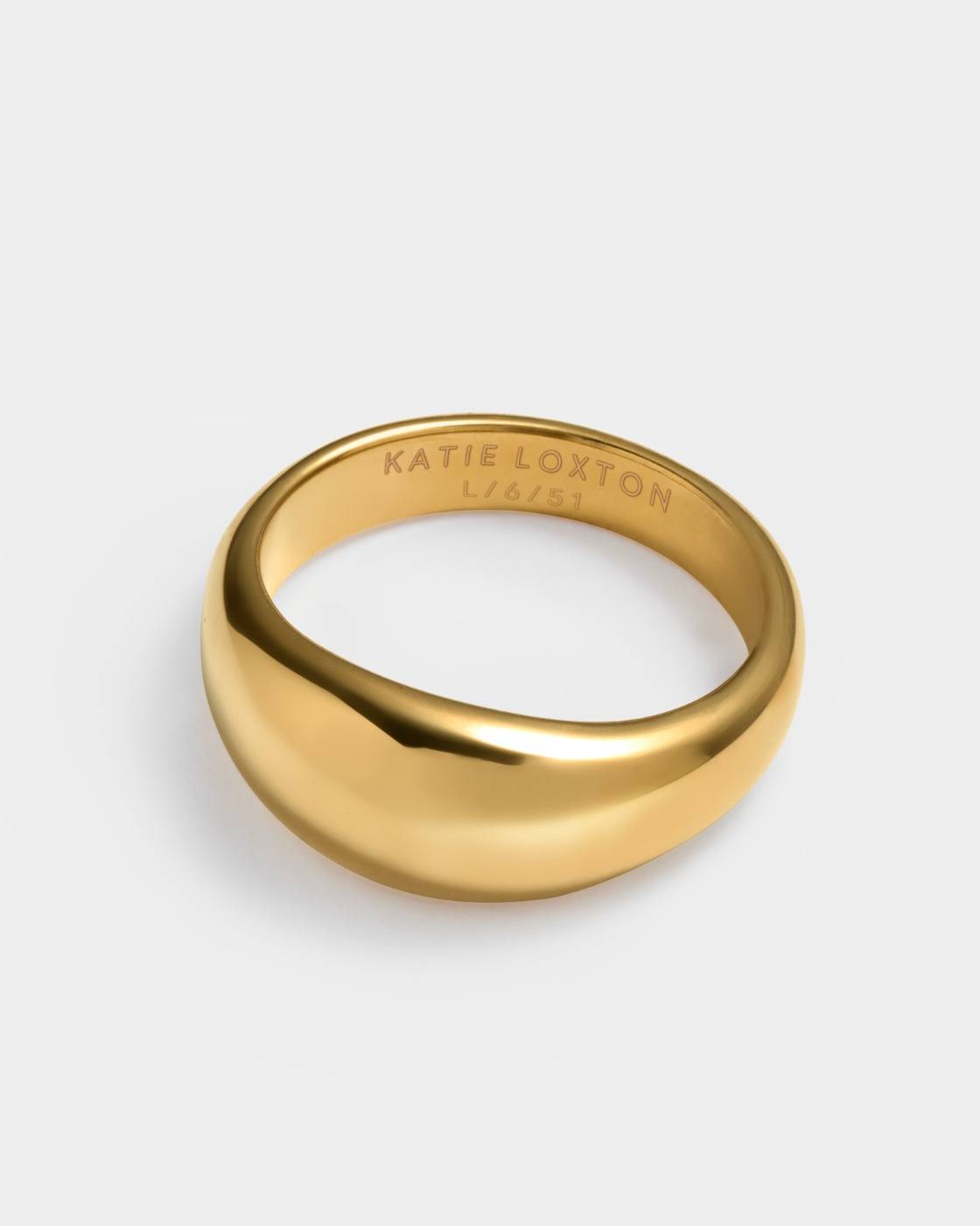 Aura Waterproof Gold Dome Ring